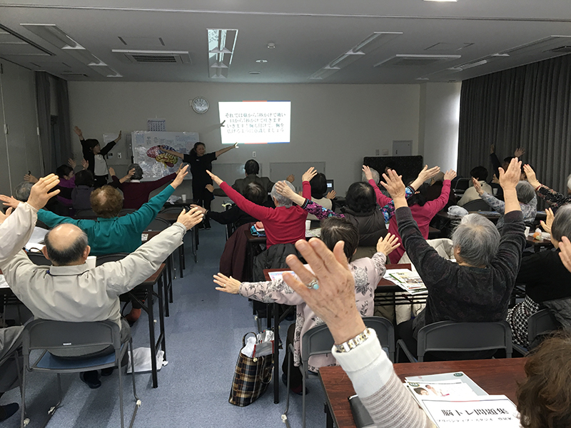 介護予防出張セミナーの様子